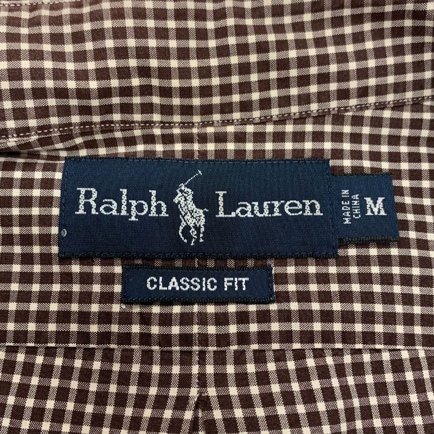 ラルフローレン チェックシャツ チェック柄 メンズ サイズM Ralph Lauren【LA】