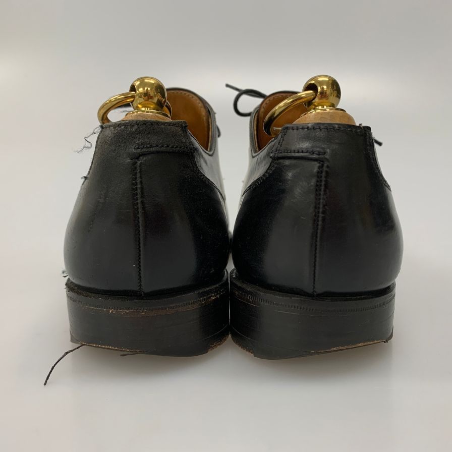 クロケット&ジョーンズ オンスロー2 Uチップ コードバン ブラック サイズ7 メンズ CROCKETT&JONES ビジネスシューズ 約25.5cm【LA】【中古】