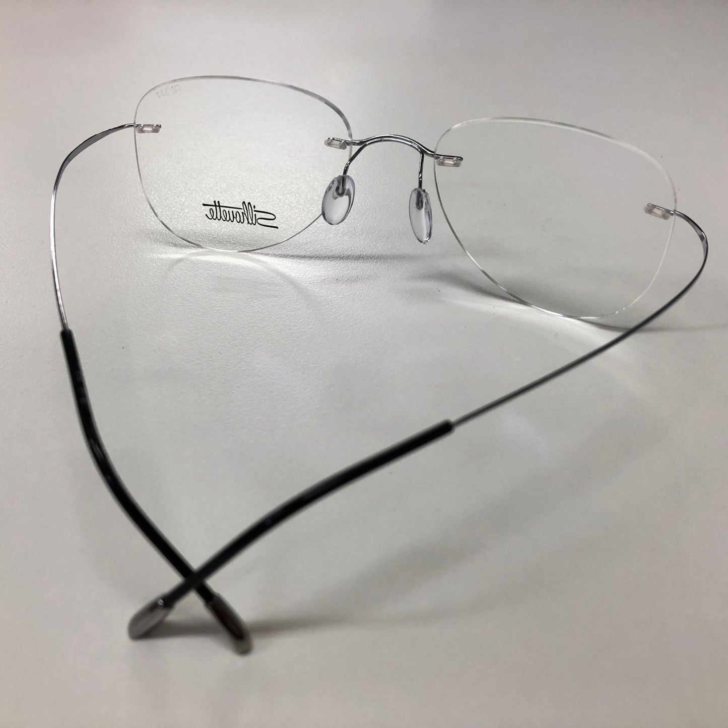シルエット メガネ フレーム チタン ミニマル アート リムレス フチなし シルバー ウィメンズ Silhoette TITAN MINIMAL ART【AFI15】