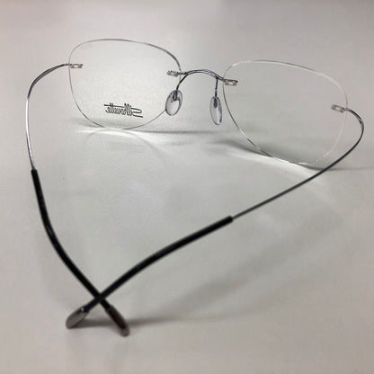 シルエット メガネ フレーム チタン ミニマル アート リムレス フチなし シルバー ウィメンズ Silhoette TITAN MINIMAL ART【AFI15】