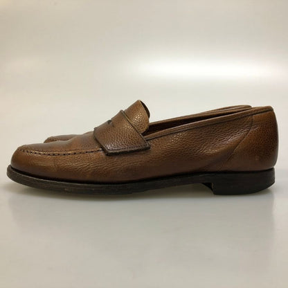 クロケット&ジョーンズ ペニーローファー グレインレザー ブラウン メンズ Crockett&Jones 約不明cm【AFC31】