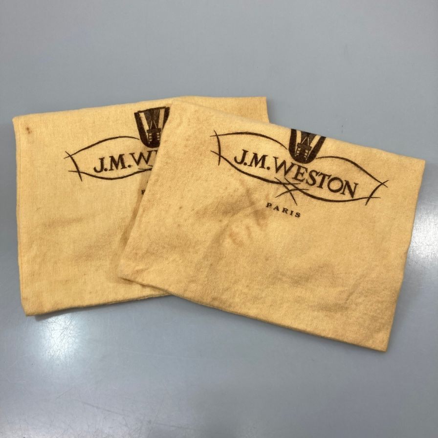 ジェイエムウエストン ブーツ 741-38 カーフ レザー 旧ロゴ ブラウン メンズ サイズ8D J.M.Weston ブーツ 約27.0cm【LA】【中古】
