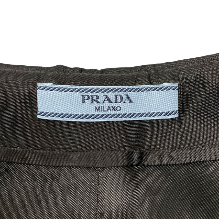 プラダ 20SS スカート リナイロン レディース ブラック サイズ42 21Y886 PRADA【AFB22】