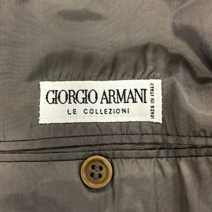 美品◆ジョルジオアルマーニ 90s  ウール テーラード ジャケット メンズ サイズ 54  ブラウン系 Giorgio Armani 【AFA15】