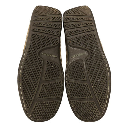 ロックポート アディダス スリッポン ドライビングシューズ スエード メンズ ブラウン系 サイズ24.5cm ROCKPORT adiPRENE by adidas 約24.5cm【AFC3】