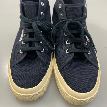 スペルガ スニーカー キャンバス ネイビー系 サイズ43 SUPERGA 約27.5cm【AFC33】