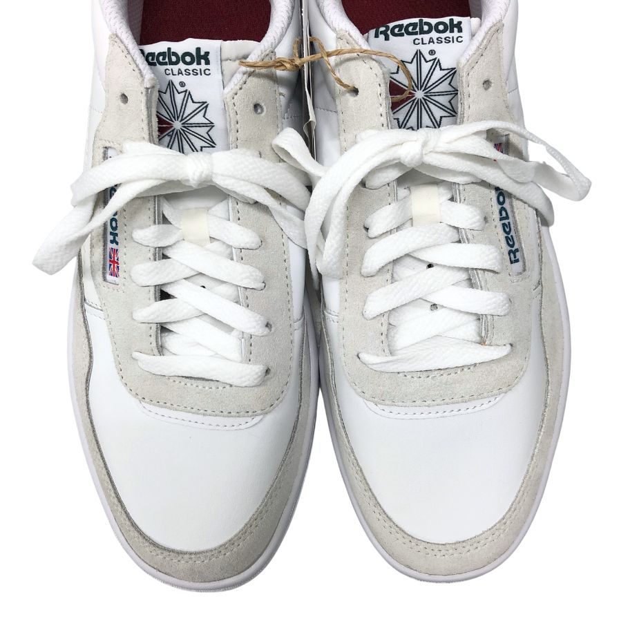 リーボック コートピーク ローカットスニーカー GZ4398 レザー ホワイト メンズ 28.5cm Reebok COURT PEAK 約28.5cm【AFD2】
