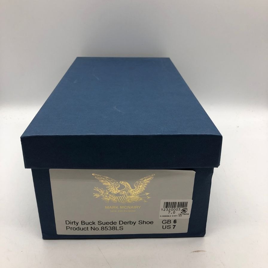 マーク マクナイリー スウェード ストレートチップ ベージュ サイズ6 メンズ MARK MCNAIRY 約25.0cm【AFD9-2】