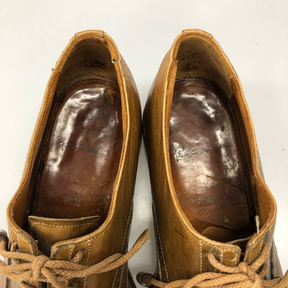 サントーニ レザーシューズ メダリオン 革靴 ブラウン メンズ サイズ6.5 Santoni 約25.0cm【AFC9】