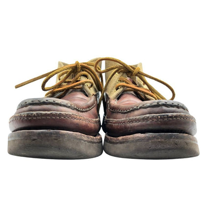 ラッセルモカシン チャッカブーツ スポーティングクレー スエード レザー 切替 2トーン ブラウン ベージュ メンズ サイズ US7B RUSSELL MOCCASIN 約25.0cm【AFC7】