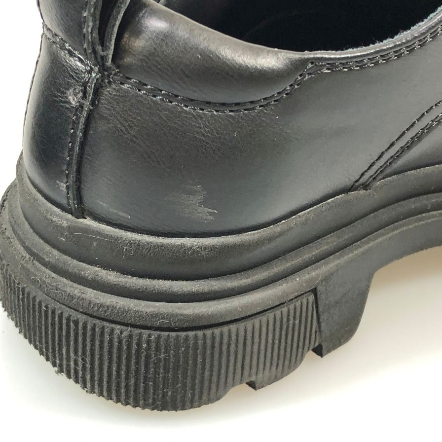 ザラ チャンキーモックシューズ ブラック サイズ39 ZARA 約25.0cm【AFC52】