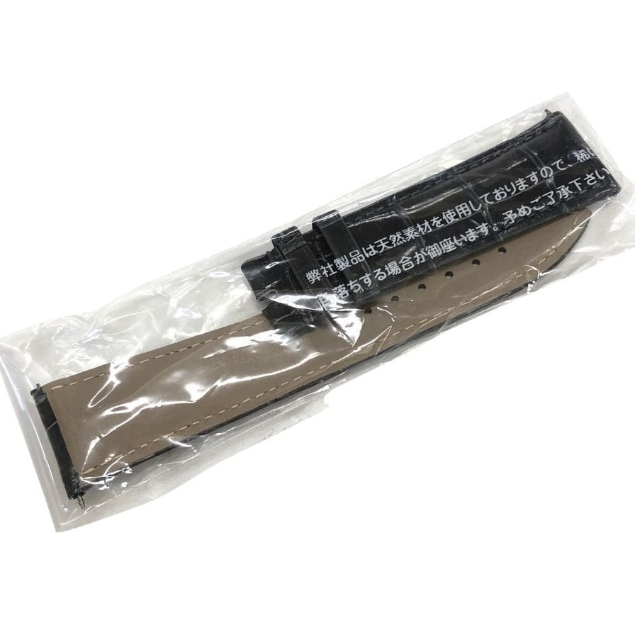 フランクミュラー カサブランカ 8880用 ベルト クロコ メンズ ブラック FRANCK MULLER【AFI14】