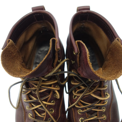 Used ◆Whites boots smoke jumper lace up men's size 9.5E reddish brown WHITES SMOKE JUMPER [AFC43] 