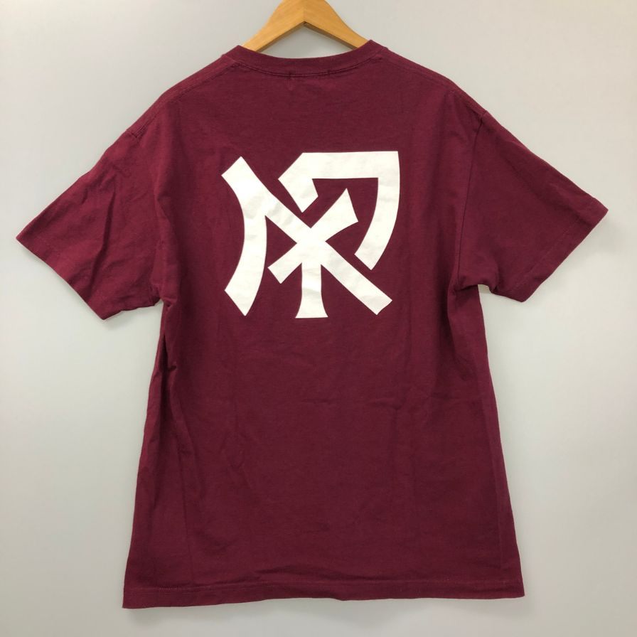 極美品◆トゥーネス Ｔシャツ ヘイワ 半袖 ワインレッド系 サイズL TWONESS 【AFB41】