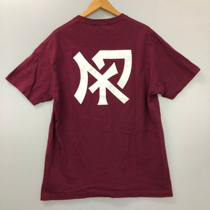 極美品◆トゥーネス Ｔシャツ ヘイワ 半袖 ワインレッド系 サイズL TWONESS 【AFB41】
