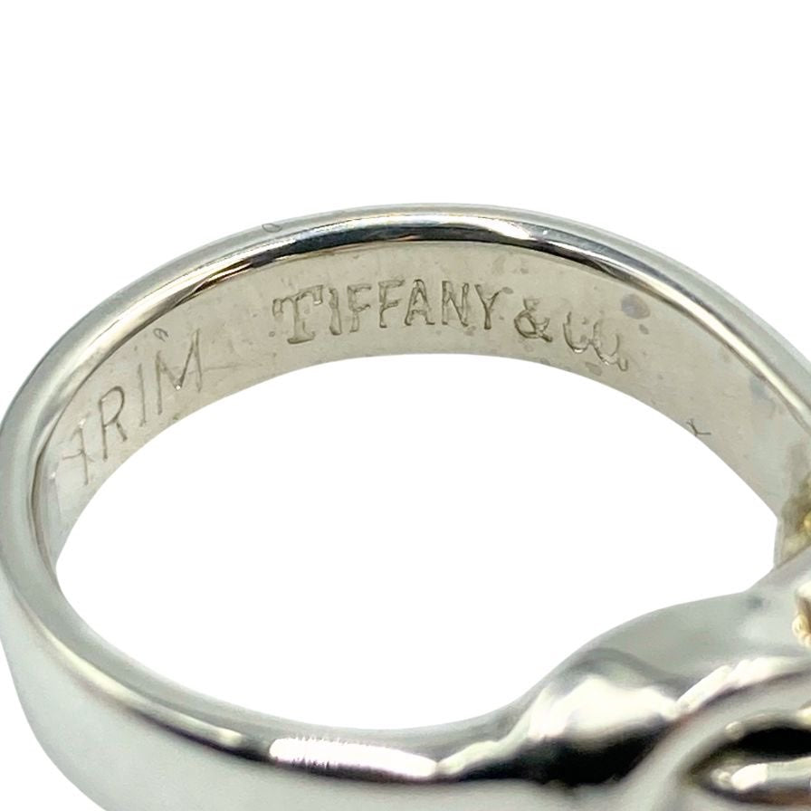 ティファニー リング フック&アイ コンビ シルバー×ゴールド 925 18KT レディース TIFFANY&Co.【AFI8】