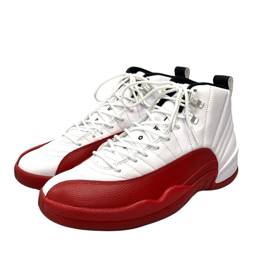 新品同様◆ナイキ スニーカー エアジョーダン レトロ CT8013-116 メンズ ホワイト系 サイズ27.5cm NIKE AIR JORDAN 12 RETRO CHERRY【AFD3】