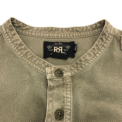ダブルアールエル ヘンリーネックシャツ サーマル 1つ星タグ カーキ メンズ サイズS RRL RALPH LAUREN【LA】