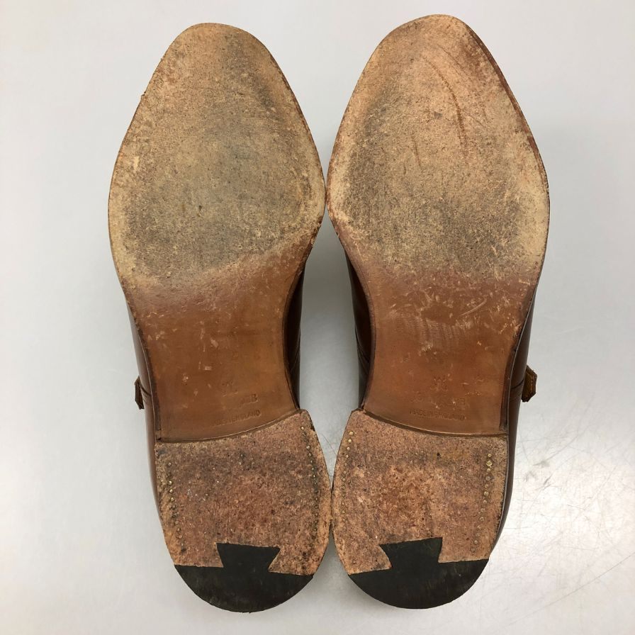 ジョンロブ ウィリアム ダブルモンク 9795 メンズ サイズ 7.5EE ブラウン JOHN LOBB ビジネスシューズ 約26.0cm【LA】【中古】