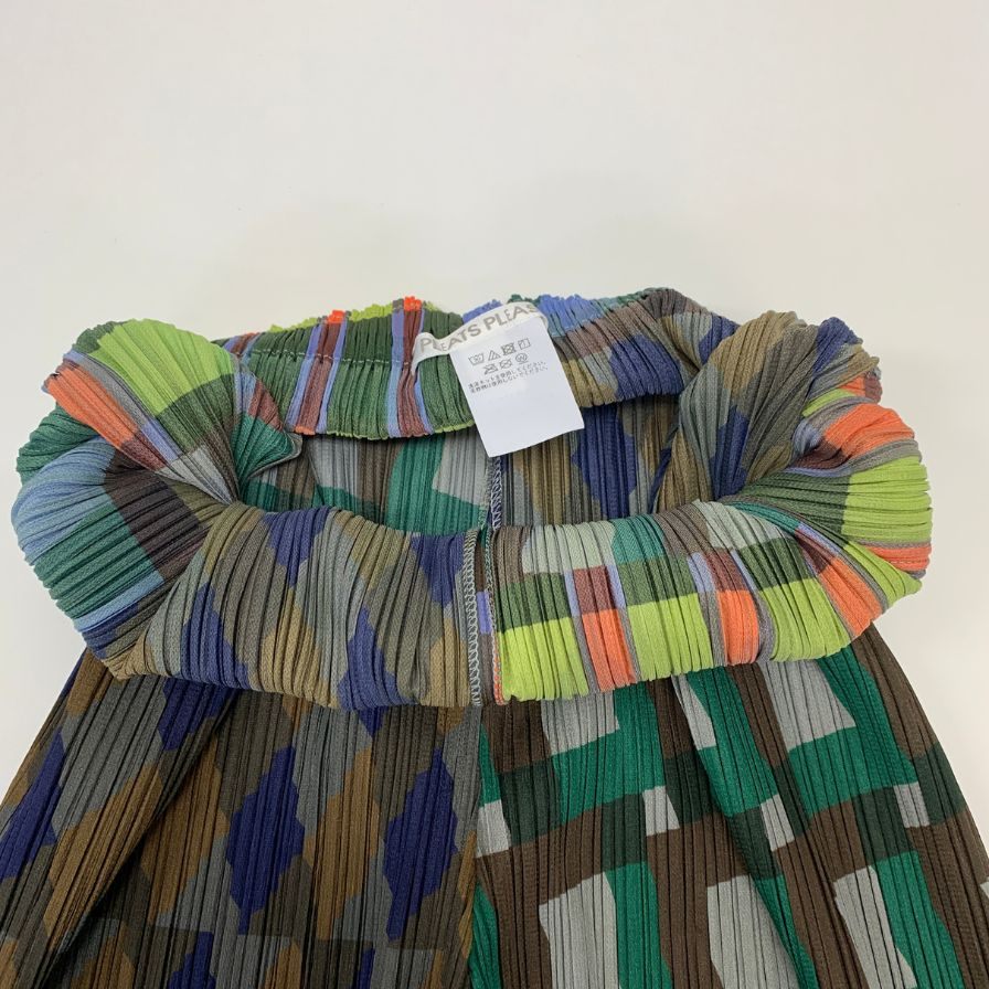 プリーツプリーズ パンツ PP53JF724 HARMONY ポリエステル マツチカラー ブルー系 レディース サイズ3 PLEATS PLEASE ISSEY MIYAKE 【AFB1】
