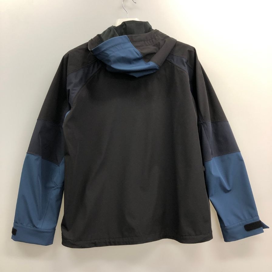 美品◆ラルディーニ×ヨースケアイザワ マウンテンパーカー JTJ18 ナイロン ブラック×ネイビー メンズ サイズXS LARDINI×YOSUKE AIZAWA 【AFA15】
