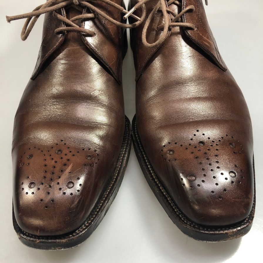42NDロイヤルハイランド  EX-8021-12 ホールカット メダリオン ブラウン メンズ サイズ7 42ND ROYAL HIGHLAND 約25.5cm【AFD12】
