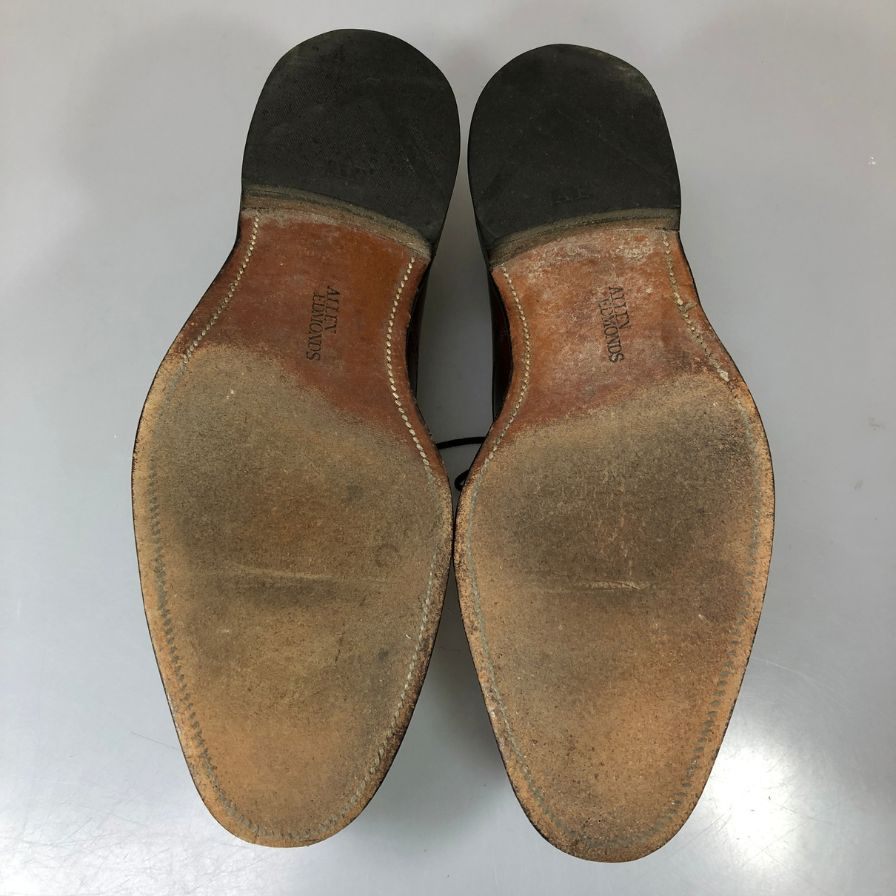アレンエドモンズ レザーシューズ キャップトゥ 24774 ガラスレザー ブラウン メンズ サイズ US9C ALLEN EDMONDS 約27.0cm【PTM5】