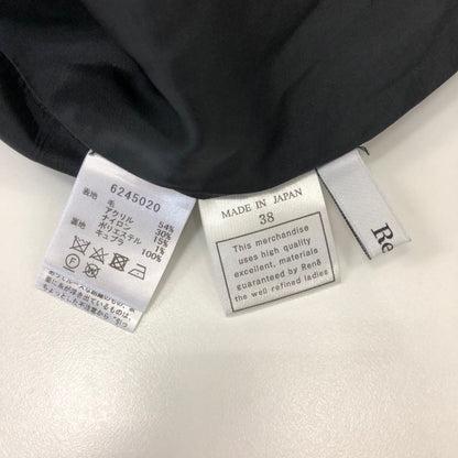 ルネ ツイードショートパンツ レディース ブラック サイズ38 日本製 6245020 Rene 【AFB32】