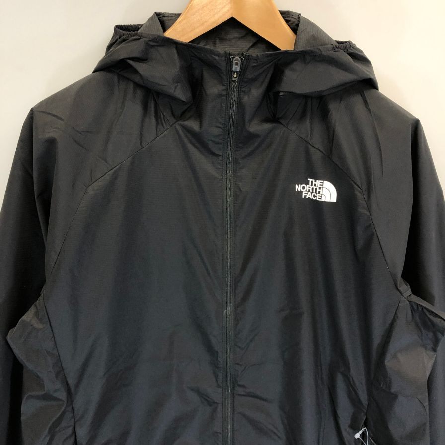 新品同様◆ノースフェイス NP72577 スワローテイルベントフーディ ナイロン ブラック サイズL THE NORTH FACE 【AFB8】
