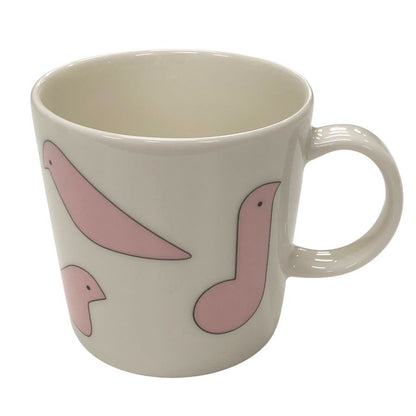 イッタラ×ミナペルホネン マグカップ スペシャルエディション 2021 バード ユニセックス 陶器 ホワイト iittala×mina perhonen【AFI28】【中古】