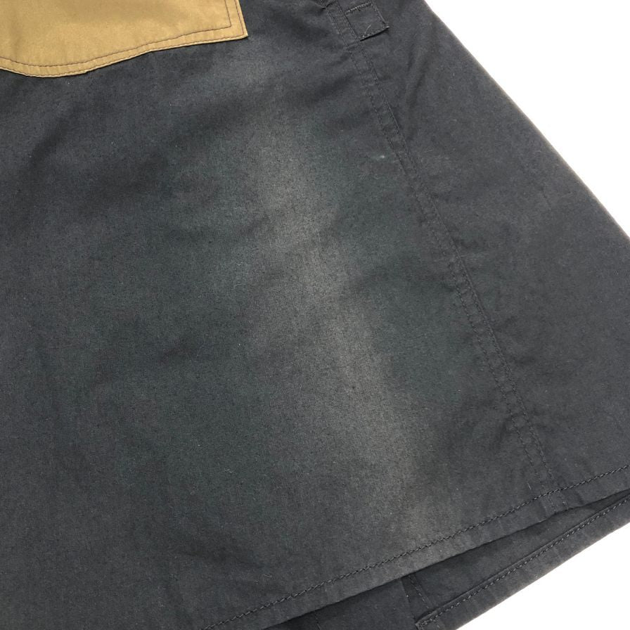 中古◆プール バイ クラス コート ロング丈 コットン ベルト ネイビー メンズ サイズ44 pool by class 【AFB28】