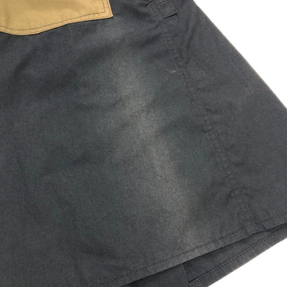 中古◆プール バイ クラス コート ロング丈 コットン ベルト ネイビー メンズ サイズ44 pool by class 【AFB28】