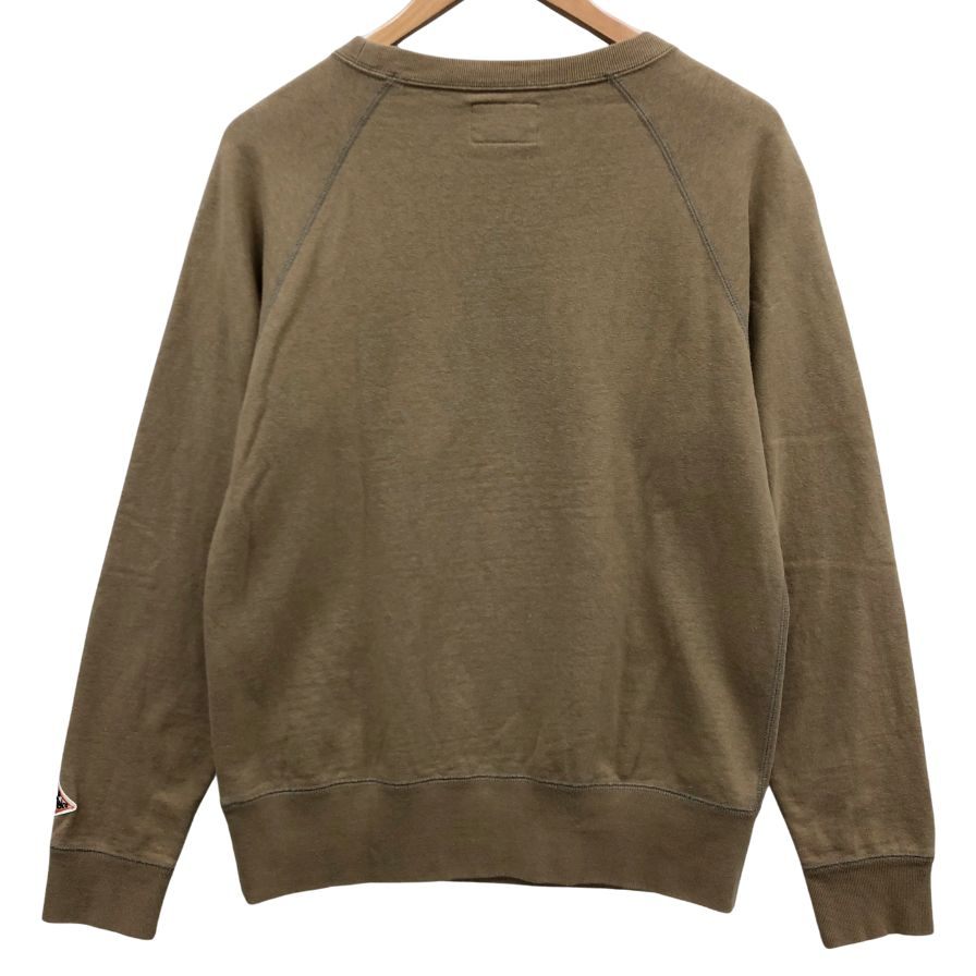 中古◆フェルコ スウェットトレーナー ラグランスリーブ ブラウン サイズS メンズ felco made in japan 【AFB16】