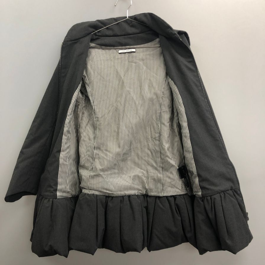 美品◆フォクシーニューヨーク ブリリアントコート グレー サイズ38 レディース 日本製 FOXEY NEW YORK 【AFF23】