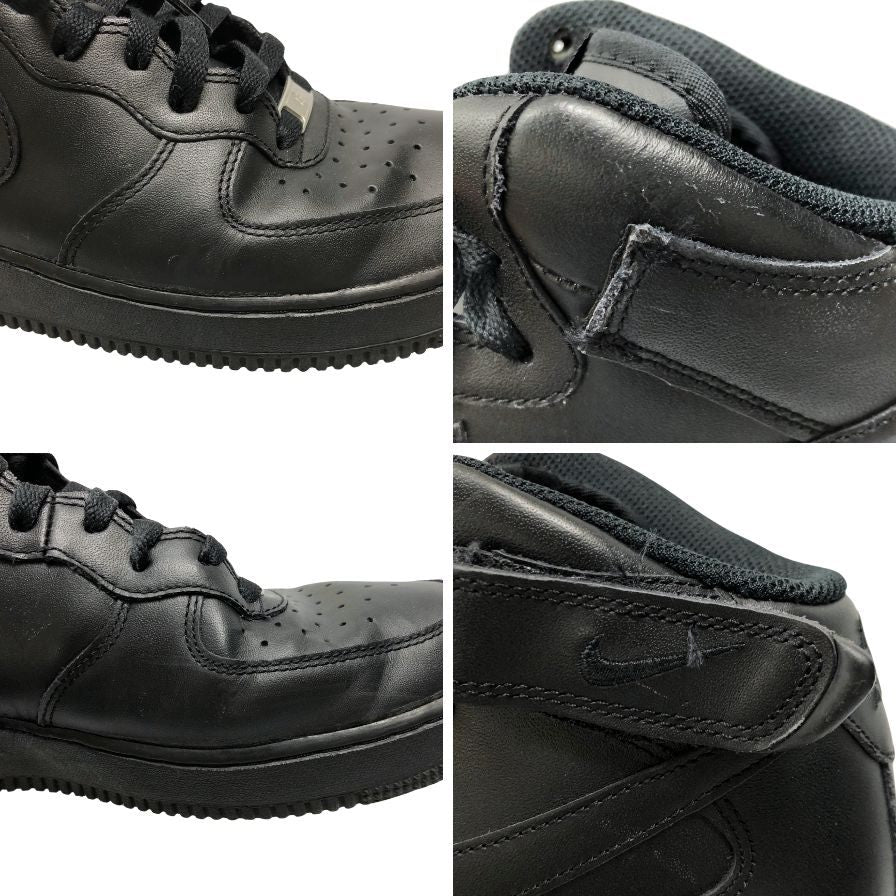 ナイキ スニーカー エアフォース 1 ミッド 07 315123-001 メンズ サイズ27cm ブラック NIKE 約27.0cm【AFC4】
