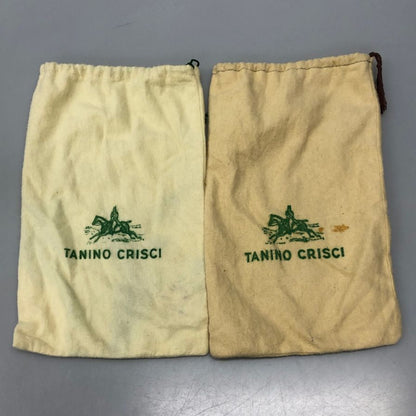 タニノクリスチー レースアップシューズ ウィングチップ ブラック レザー サイズ6.5 メンズ TANINO CRISCI 約25.0cm【AFC4】