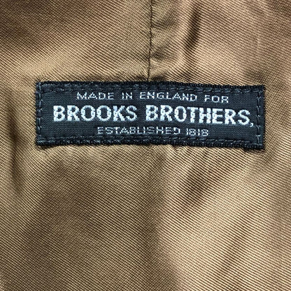 中古◆ブルックスブラザーズ バルカラーコート 80S 英国製 ベージュ メンズ サイズ38 Brooks Brothers vintage 【AFA3】