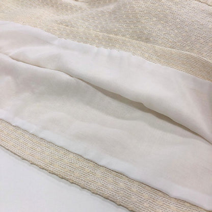 中古◆ルネ ワンピース ノースリーブ ツイード メタルボタン アイボリー レディース サイズ38 6426580 Rene TISSUE 【AFB3】