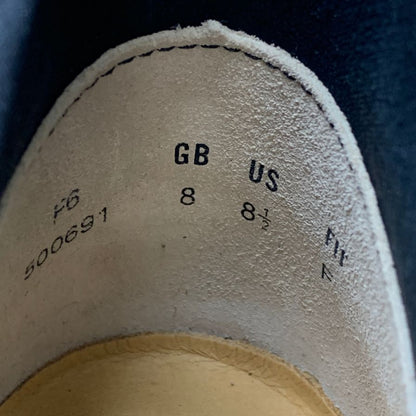クラークス チャッカブーツ パテントレザー ブラック サイズ8 メンズ Clarks 約26.0cm【AFC40】