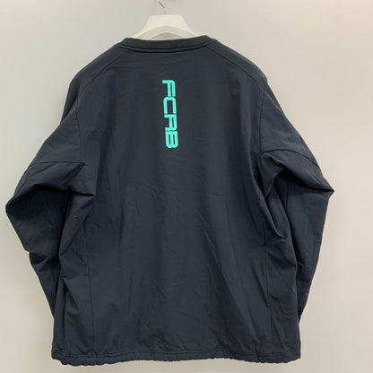 美品◆エフシー レアル ブリストル 21AW スウェット クルーネック ブラック メンズ サイズM FCRB-212056 F.C.R.B. F.C.Real Bristol 【AFB47】