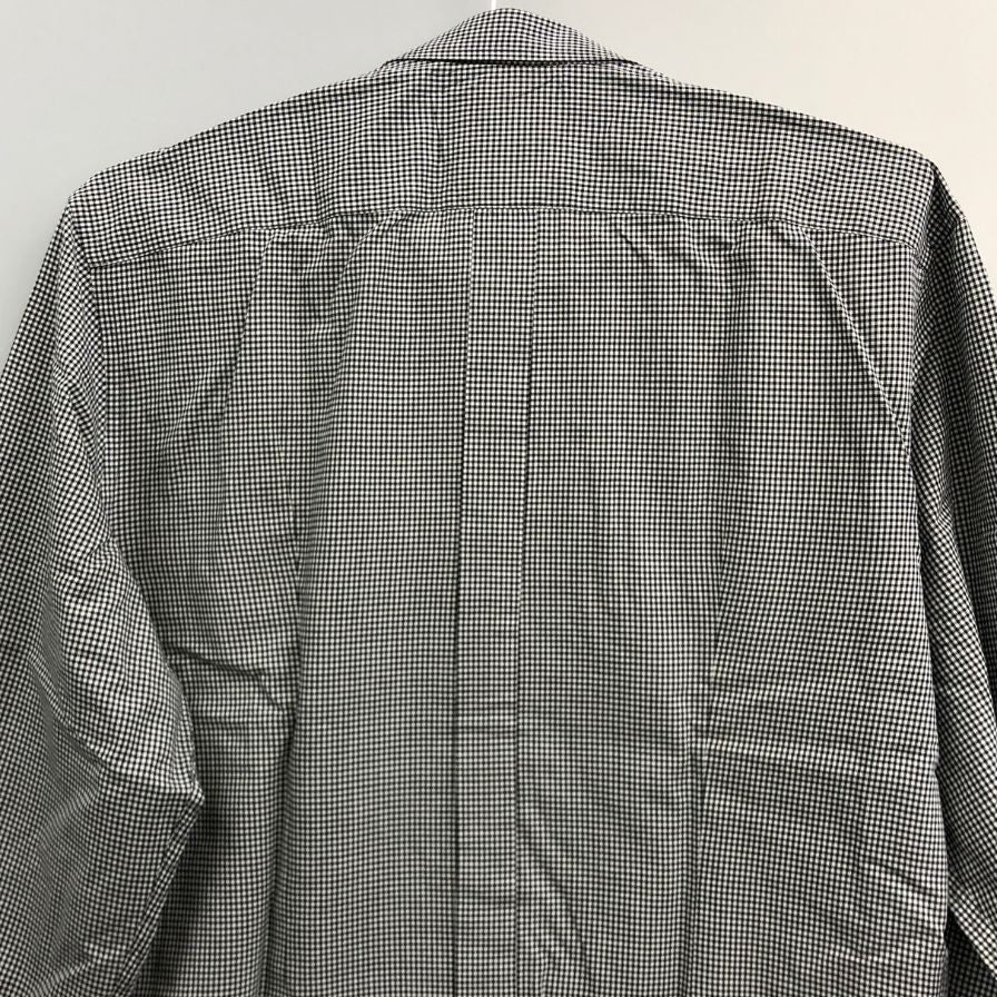 極美品◆ドルチェ&ガッバーナ 長袖シャツ GOLD ギンガムチェック メンズ サイズ41 DOLCE & GABBANA 【AFB38】