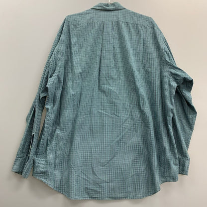 美品◆ポロ ラルフローレン ボタンダウンシャツ 90S オールド メンズ ブルー サイズXXL Polo Ralph Lauren 【AFB11】