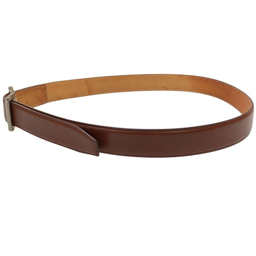 ウインズファクトリー フリコベルト  金具シルバー  ブラウン   WINS FACTORY【AFI18-3】