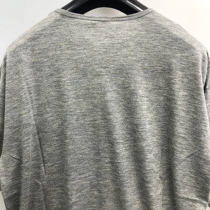 極美品◆キャッシュ＆バルバ カシミヤジャージー キャッシュ Tシャツ カシミヤ100％  グレー レディース サイズ2 cash&barba 【AFB12】