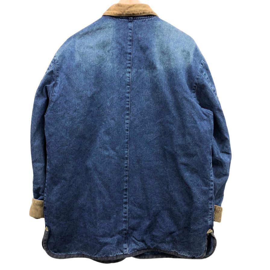 美品◆パパス アイランド デニム カバーオール メンズ M インディゴ D0414FJM02 PAPAS ISLAND 【AFB3】