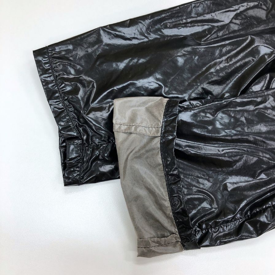 中古◆モンクレール ナイロンフーディージャケット MATERIAL STOFF ハンガリー製 レディース サイズ5 ブラック MONCLER 【AFB17】