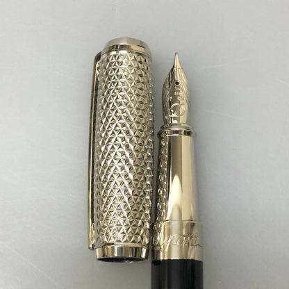 デュポン 万年筆 ラインD エタニティ ファイヤーX ペン先14K Fニブ シルバー系 S.T. Dupont【AFI6】