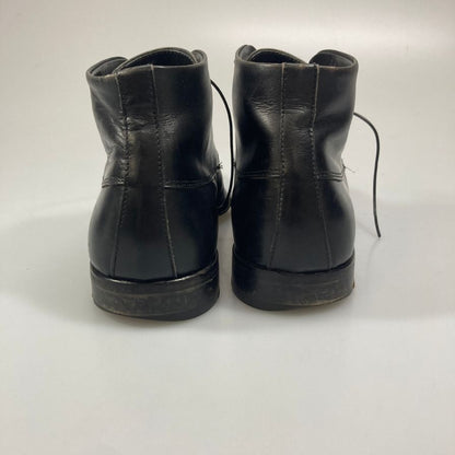 バーニーズニューヨーク ブーツ Uチップ ブラック メンズ サイズ40 BARNEYS NEW YORK 約25.0cm【AFC47】