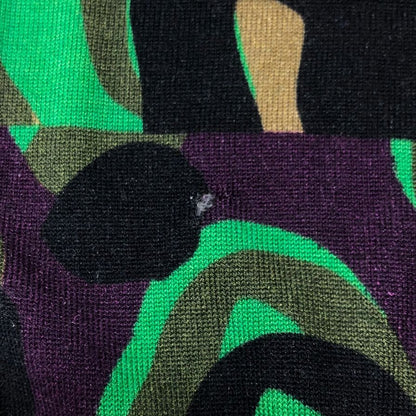 極美品◆ジャンニ ヴェルサーチ タンクトップ ノースリーブトップス シルク100% レディース サイズ40 総柄 GIANNI VERSACE 【AFB31】