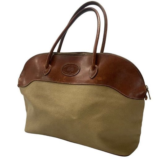 マルベリー ハンドバッグ グレインレザーカーフコンビ ブラウンベージュ系 MULBERRY【AFE3】